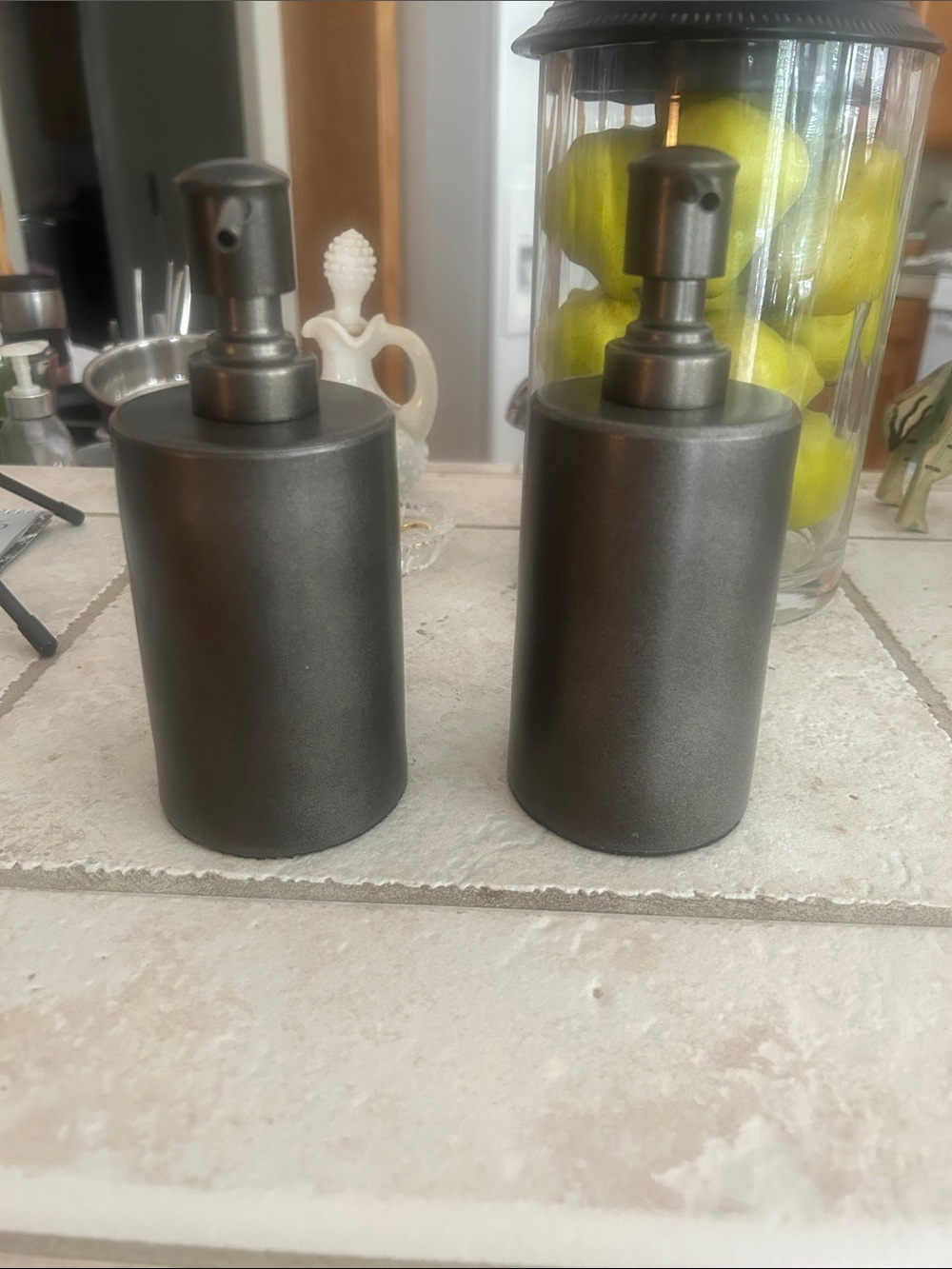 Threshold Black Ceramic Soap Pump